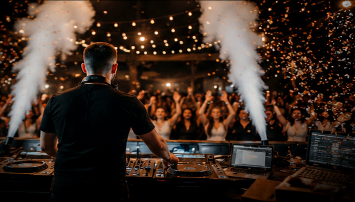 DJ de 3Eventos trabajando en una fiesta